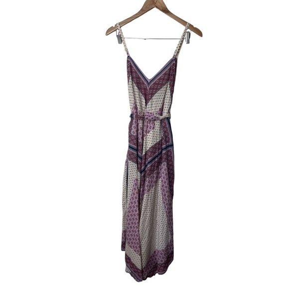 Xirena Karolina DressTie Asymmetric Hem Patchwork Calico Handkerchief XS 1226 - Picture 6 of 7